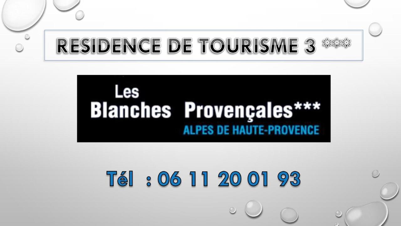 Les Blanches Provencales Panzió Selonnet Kültér fotó